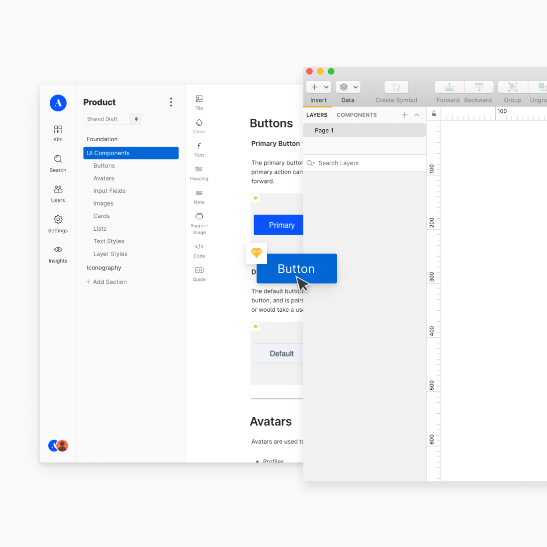 Design System Manager & UI Design Tool | Lingo